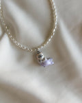 Collana di perle con gatto sirena