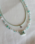 Set collane delfino verde acqua